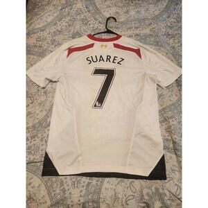 Liverpool FC 2013/2014 Suarez Away Soccer Jersey Size M